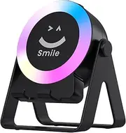 Small Speaker | Compact Speaker with Stand and Light - Long Battery Life Tech Gadgets, Smart Sensing Clear Sound Electronics for Home Pool Dorm Room Office