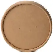 115mm Vented Lids for Kraft Paper Soup Containers Fits 26oz, 32oz Cups