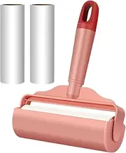 Generic Sticky Lint Remover Lint Remover Clothes Cleaning Tool Detachable Handle Pink