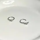 Women's Love Cross Labial Ring Lip Ring Titanium Steel Body Piercing Jewelry ZF