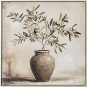 Olive Branch Framed Artwork 80cm
