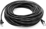 8Ware Cat6a Snagless UTP Ethernet Cable, 50 Meter, Black