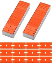 Plastic Razor Blades 200PCS Double Edged 1.5 Inch Suit for Razor Blade Scraper,