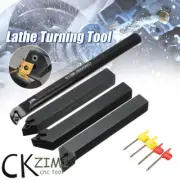 4Pcs/Set 12mm Shank CNC Lathe External / Internal Boring Bar Turning Tool Holder