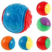 6Pcs Squeaky Balls Toys Dogs Interactive Toys TPR Dog Chew Toy for Dog Pet Teeth