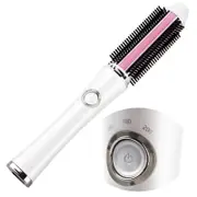 Hair Straightener Brush Hair Curler Cordlesses Curling Brush Rechargeable Portable Heated Round Brush Travel Curling Iron Mini Curling Brush For Ha...