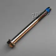 M6 x 65 Titanium Ti Screw Bolt Hexagon Hex Head Flange with Blue ThreadLocker