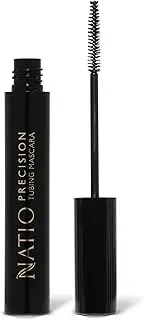 Natio Australia Precision Tubing Mascara - Black 7ml - Slim Brush Mascara for Precision Application - Clump-Free, Flake-Free & Smudge-Free - Cruelty Free & Vegan Friendly