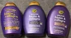 3 Pack OGX Biotin & Collagen Volume - 1x Shampoo 2x Conditioner - 13 FL OZ Each