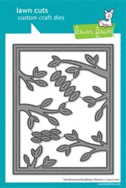 Lawn Fawn Tree Branches Backdrop: Portrait Die : April 2025 Collection