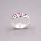 Solid 999 Fine Silver Ring 4mm Fish Pattern Band Adjustable 6-9 For Women