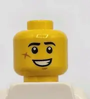 NEW LEGO Minifigure Head Male Double Sided