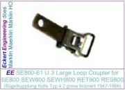 NEW SE800-61-U3 Märklin HO one Large Loop Coupler for SE800 SEW800 SEWH800 plus
