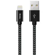 Benks Amber Nylon Braided 0.25M Usb Metal Data Sync Charging Cable