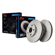DBA Street Rear Disc Brake Rotors for Holden HSV Clubsport VN 1988-1993 Vented