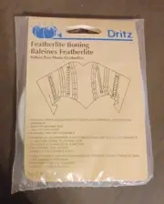 Dritz Featherlite Boning Vintage White 2 Yards New Washable 100% Cotton Cover