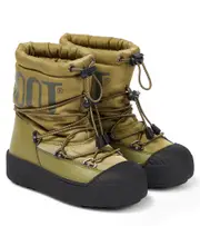 [Moon Boot Kids] Moon Boot Kids JTrack Polar moon boots UK 9 green