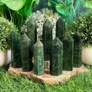 Wholesale Lot 1 Lb Natural Emerald Stone Obelisk Tower Crystal Wand Energy
