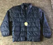 Boys Polyester Water Resistant Blue Puffer Jacket Coat Size 14 Children's Place