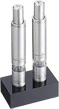 EBM SP135W One-Hand Pepper and Salt Mill Set, Silver
