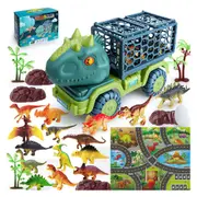Dinosaur Truck Toys with 15 Dino Figures Dinosaur Play Set for Kid