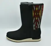 Merrell Womens Size 7 M Roam Multicolored Pull On Waterproof Black Boots Shoes