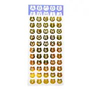 DIY Diary Week Monthly Plan Letter Stickers Bullet Journal Supplies Calendar Scrapbook Alphabet Bronzing Stickers Cup Decoration