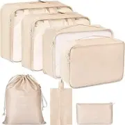 7 Set Packing Cubes, Travel Storage Bags Multifunctional Clothing Sorting Packag