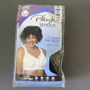 NEW Playtex 18 Hour Front-Close Bra 42DDD Black Comfort Strap 4695