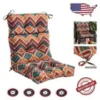 Durable Aztec Outdoor High Back Chair Cushion - Weather Resistant & Eco-Friendly