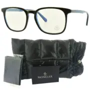 NEW!! MONCLER ML5118 092 Black/Blue Full Rim Unisex Optical Frame