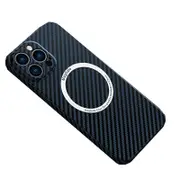 Carbon Fiber Phone Case for iPhone 13 Pro Max - Blue