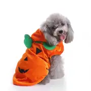 Funny Orange Pumpkin Dog Costume