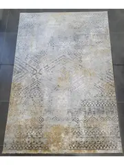 Ali Grey Tribal Pattern Rug
