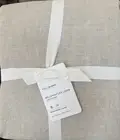 Pottery Barn Belgian Flax Linen Full/Qn Duvet NO SHAMS In Flax