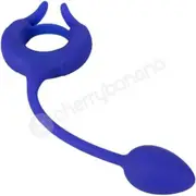 Admiral Plug &amp; Play Weighted Cock Ring With Butt Plug