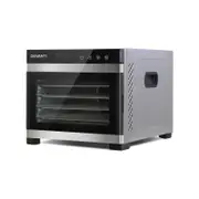 Food Dehydrator 6 Trays Commercial Dehydrators Fruit Beef Jerky MakerDryer Stainless Steel