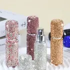 Diamond Travel Mini Refillable Perfume Atomizer Bottles Spray Pump Scent