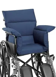 Blue 115 * 100cm special anti bedsore pad with cotton clip, thickened wheelchair seat cushion cushion, breathable and comfortable