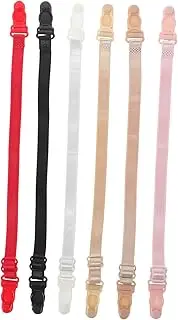 [WRITWAA] Set of 6 Non-slip Bra Straps Buckle Bra Holders for Women Extension Buckle Long Term Use