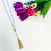 Park Lane "MIRANDA" NECKLACE - Genuine LAVENDER JADE + Austrian Crystals -NEW