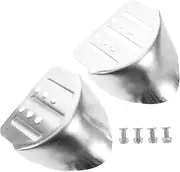 WHAMVOX Stilts Bracket Kit Drywall Stilt Heel Pad Replacements Metal Heel Brackets for Stability Comfort