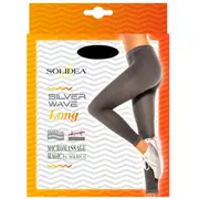 Solidea Silver Wave Long Anti-Cellulite Shaping Leggings Navy Blue ML