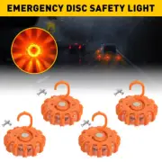 4 Pack 15 LED Road Flare Emergency Roadside Beacon Safety Strobe Warning Lights