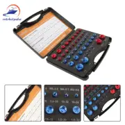 44-piece Nut And Bolt Thread Checker 23 Inch & 21 Meter Thread Gauges AU