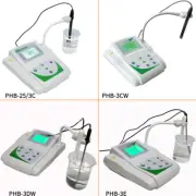Lab PH Meter Benchtop Digital Acidity Measure mV Tester w/Temperature Compensate