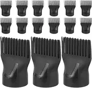 Hair Dryer Diffuser Combs 15pcs Set Stylish Blow Dryer Accessories Protect Your Wavy Hair from Heat Damage