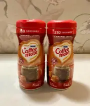 Lot 2 Coffee Mate Caramel Latte Powdered Coffee Creamer 15oz ea - Exp Jan 2027