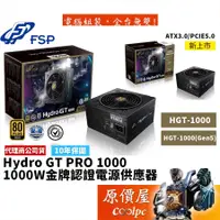 在飛比找蝦皮商城優惠-FSP全漢 HYDRO GT PRO 1000W【半模組電源