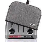 4 Slice Toaster Cover with Pockets & Top Handle,Small Appliance Toaster Dust ...
